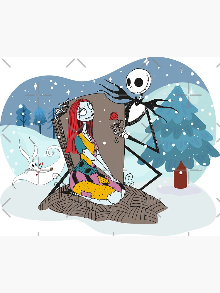 Jack Skellington and Sally - The Nightmare Before Christmas Magnet by  11UponaTime