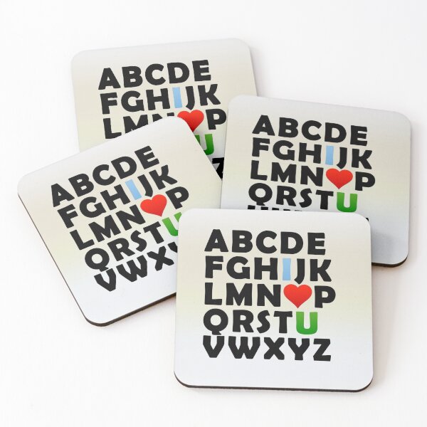 Item preview,  I love you message hidden in the alphabet designed and sold by 42youbest.