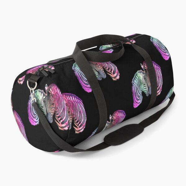 Item preview, Colorful watercolor zebra, rainbow paint, color, zebra print,  animal print, colorful zebra stripes designed and sold by Collagedream.