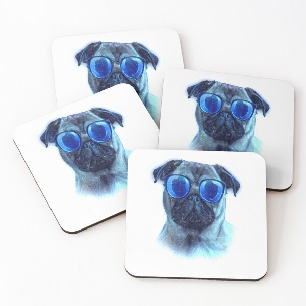 Item preview, Pug Neon Dog Sunglasses  designed and sold by WendellMiller.