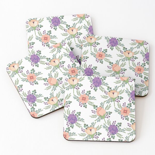 Item preview, Floral Flower Pattern Print Green Leaf designed and sold by Walk-It-Off.