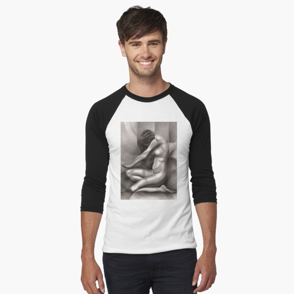 Item preview, Baseball ¾ Sleeve T-Shirt designed and sold by CorneAkkers.