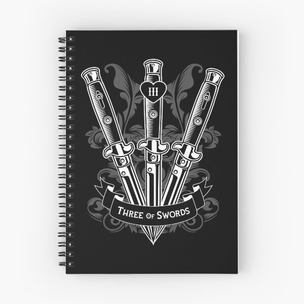 Item preview, Three Of Swords Tarot Card Astrology Switchblades designed and sold by GrandeDuc.