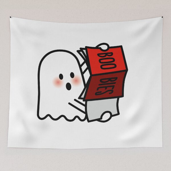 Item preview, Boobies BOO BIES ghost centerfold Funny Halloween Erotic Magazine naked designed and sold by LaundryFactory.