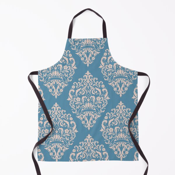 Item preview, Classic Blue Damask Print designed and sold by Colourfultree INDIA.