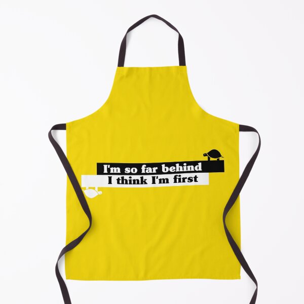 Item preview, I'm so far behind, I think I'm first funny tortoise typography designed and sold by Happy Puppy Print On Demand.