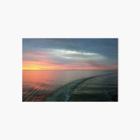 Sunrise across the Irish Sea Art Board Print