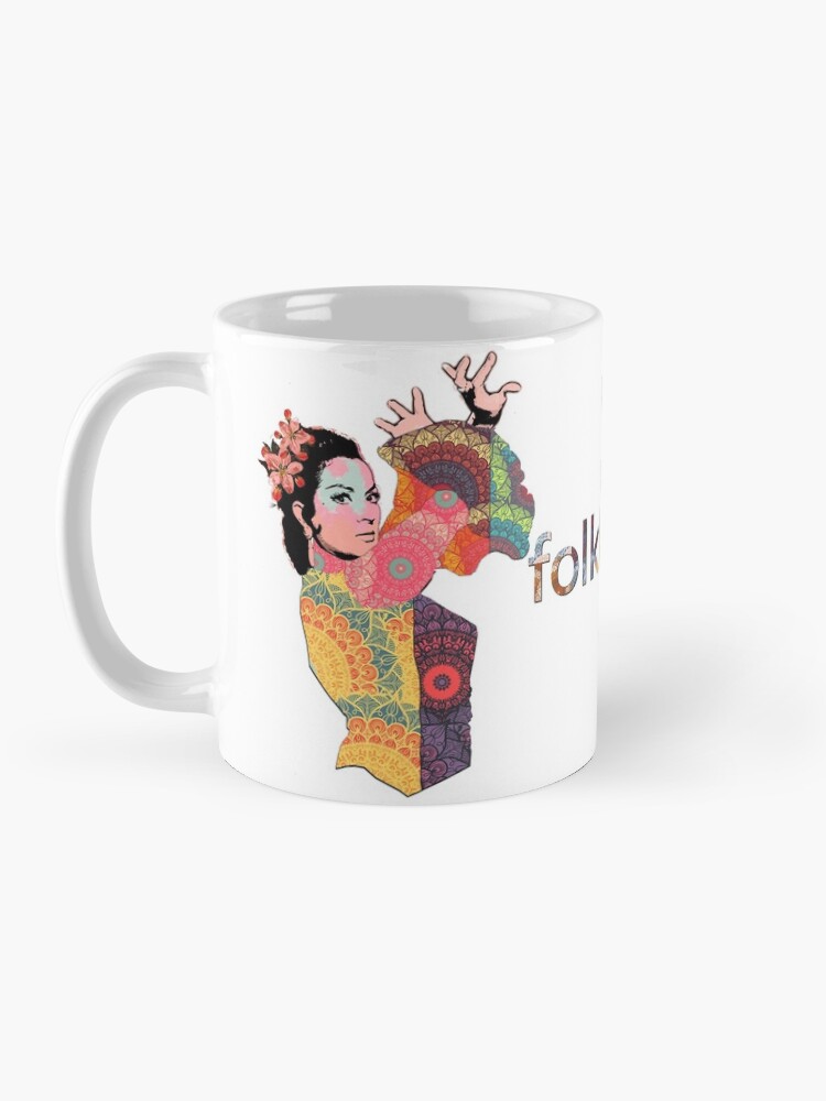 Vista alternativa de Taza de café Lola Mandala
