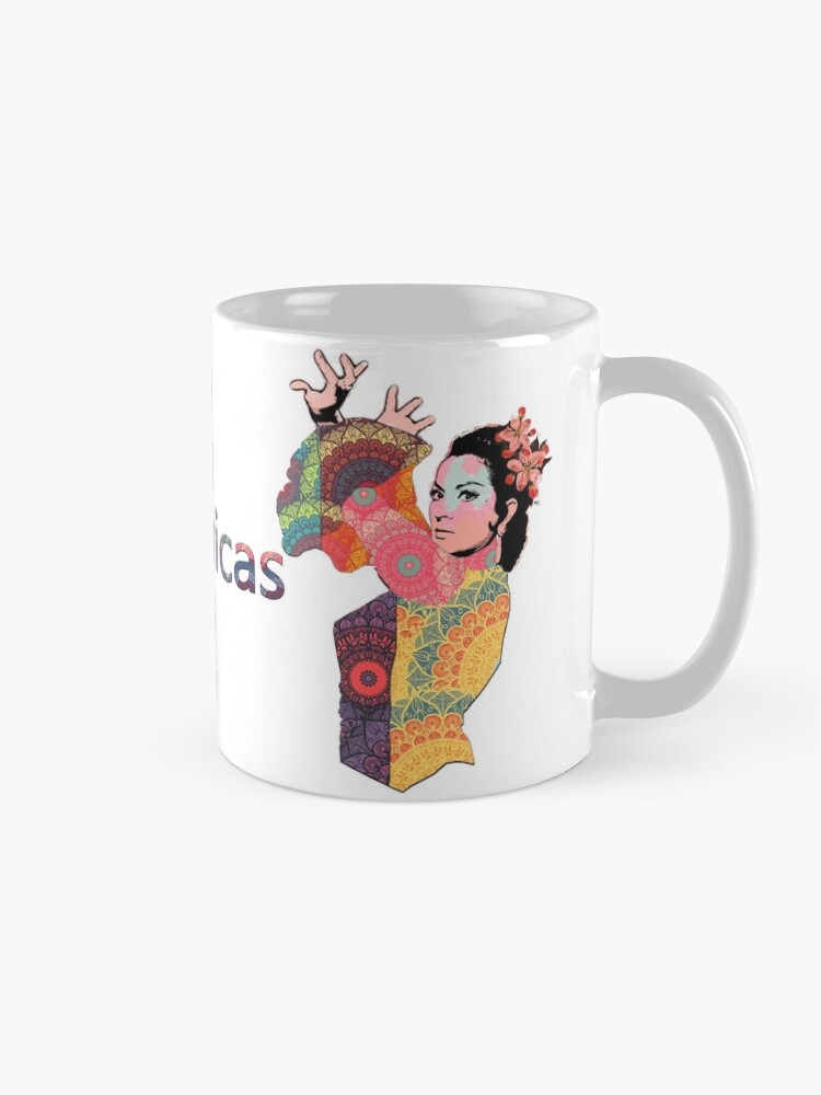 Vista alternativa de Taza de café Lola Mandala