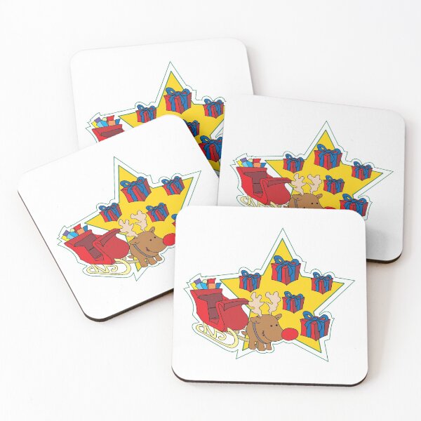 Item preview, Rudolph the reindeer with sleigh designed and sold by RFeria.
