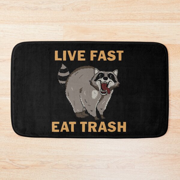 Item preview, Raccoon - Live Fast Eat Trash designed and sold by ValentinaHramov.