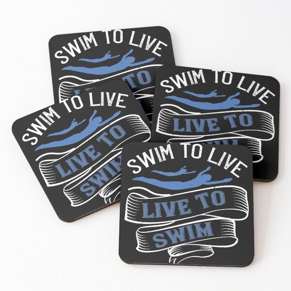 Item preview, Swim To Live.Live To Swim designed and sold by GoodVibeDesign.