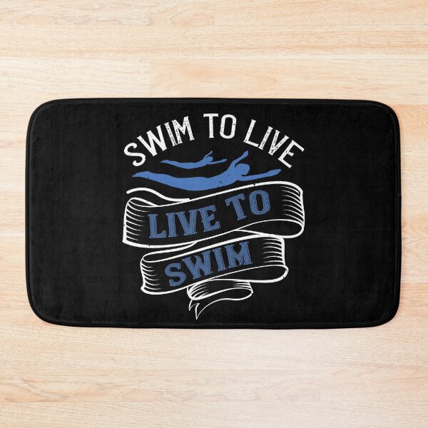 Item preview, Swim To Live.Live To Swim designed and sold by GoodVibeDesign.