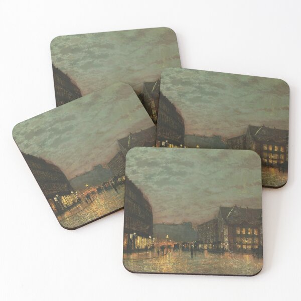 Item preview, John Atkinson Grimshaw - Boar Lane Leeds by lamplight (1881) designed and sold by HistoryRestored.