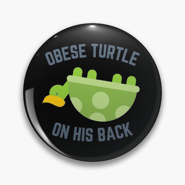 Item preview, Obese turtle on his back designed and sold by taddd.