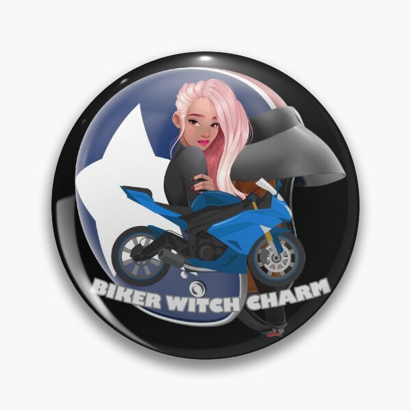 Item preview, Biker Witch Charm designed and sold by DELMEO.