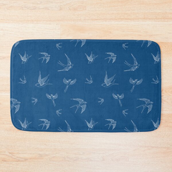 Item preview, Blue Geometric Birds Pattern designed and sold by 5thSeason.