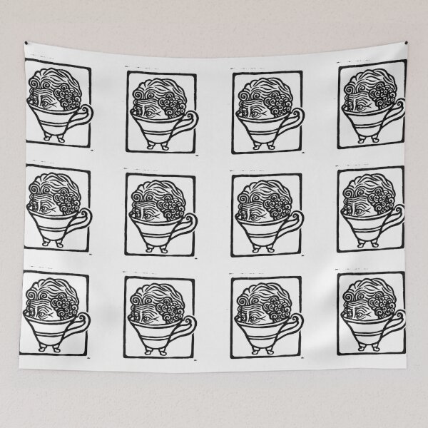 Item preview, Liz the Tea Cup Lady designed and sold by melly-jelly.