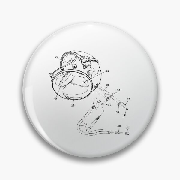 Item preview, NASA flight helmet vector image designed and sold by binti163.