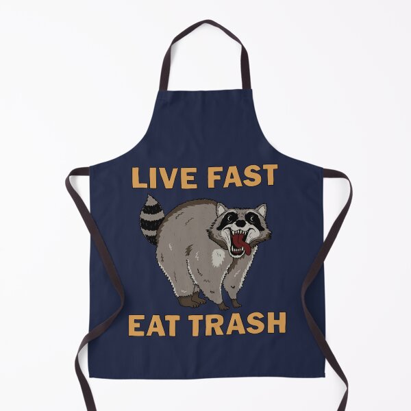 Item preview, Raccoon - Live Fast Eat Trash designed and sold by ValentinaHramov.