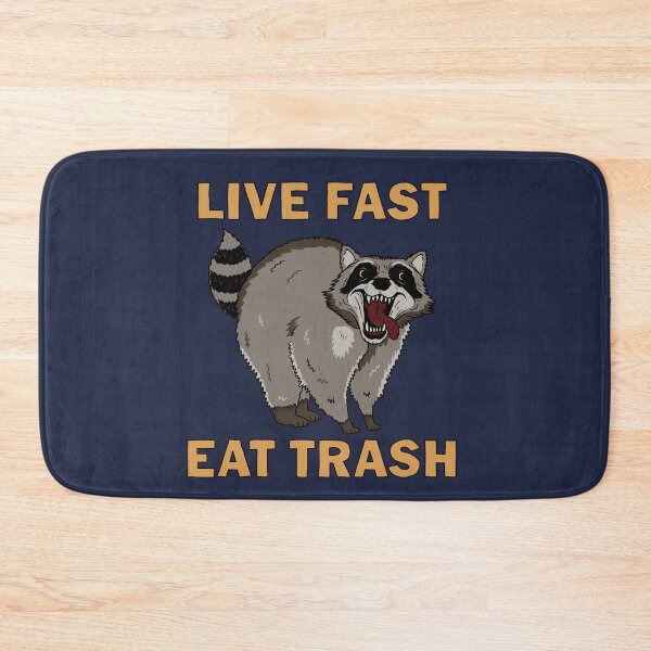 Item preview, Raccoon - Live Fast Eat Trash designed and sold by ValentinaHramov.