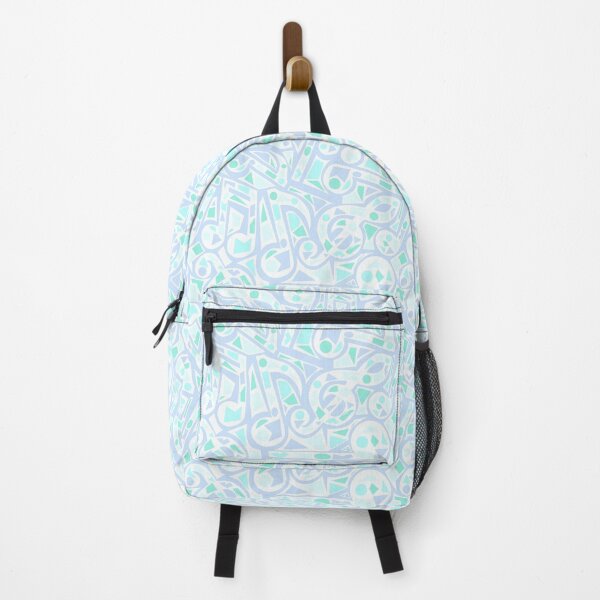 Item preview, Pastel Blue Abstract Music Notes Mosaic designed and sold by everything4eva.