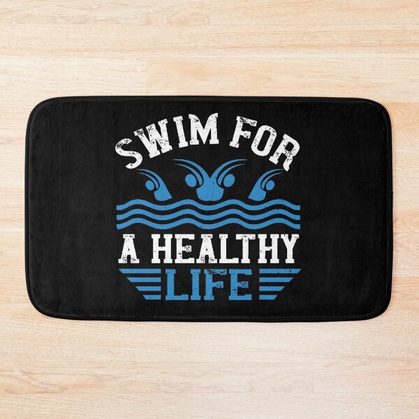 Item preview, Swim For A Healthy Life designed and sold by GoodVibeDesign.