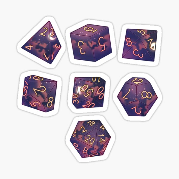 Roleplay Dice Sticker for iOS & Android