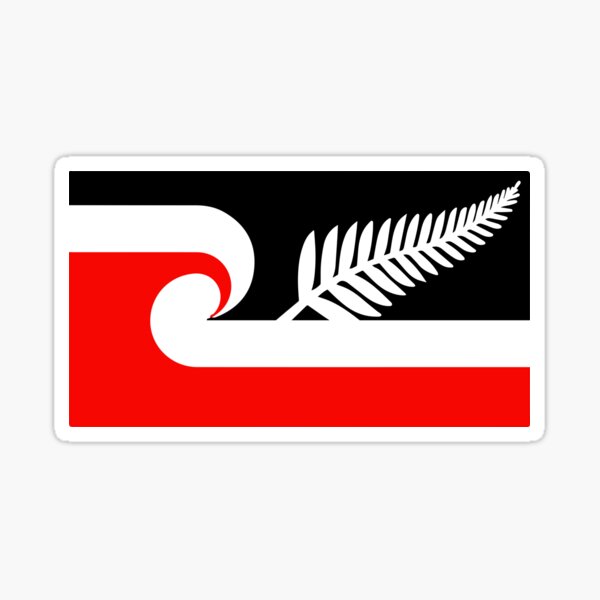Item preview, Maori Flag Silver Fern New Zealand Lover Gift Idea designed and sold by vicoli-shirts.