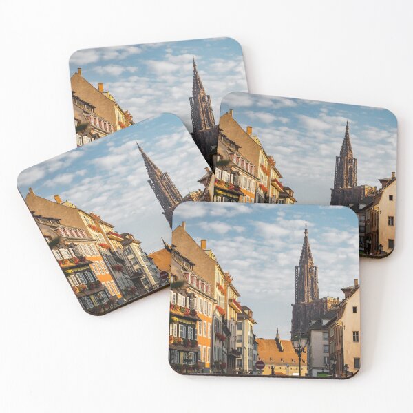 Item preview, Strasbourg's majestic cathedral rises above the city. France designed and sold by Alexander Sorokopud.