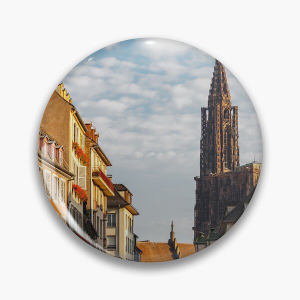 Item preview, Strasbourg's majestic cathedral rises above the city. France designed and sold by Alexander Sorokopud.