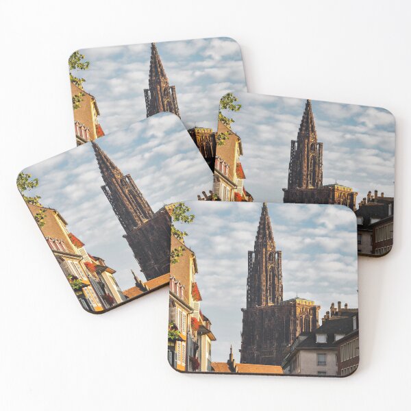 Item preview, Strasbourg's majestic cathedral rises above the city. France designed and sold by Alexander Sorokopud.