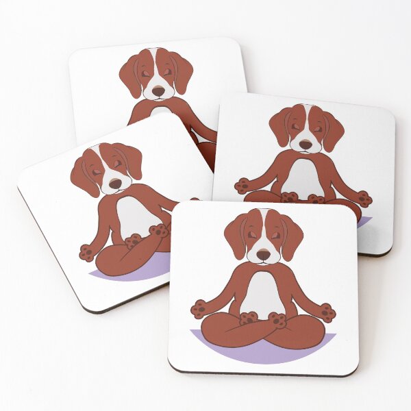Item preview, Dog Doing Yoga In Lotus Position designed and sold by VibesDivine.