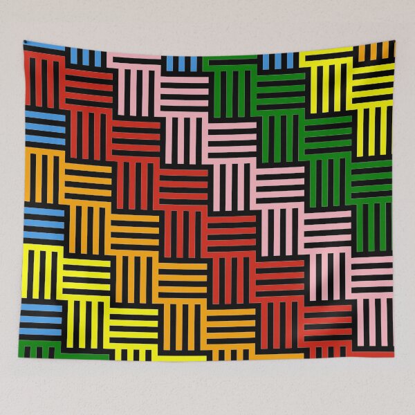 Item preview, Square Geomatric Line Pattern designed and sold by Luvjesus2.