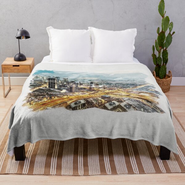 Item preview, Dubai UAE Unique Watercolor Travel Souvenir Fine Art Painting designed and sold by Naumovski.