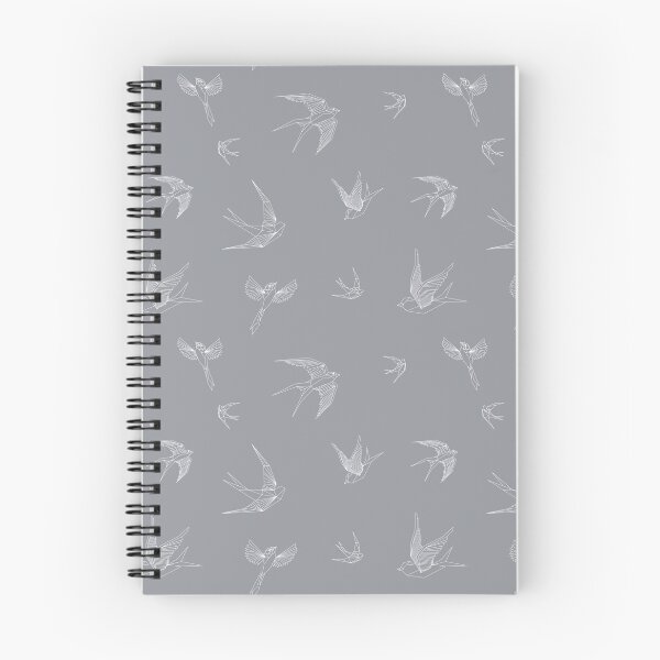 Item preview, Grey Geometric Birds Pattern designed and sold by 5thSeason.