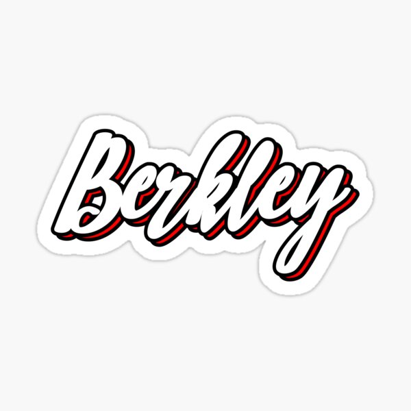 Berkley first name - hand lettering design Sticker by sulies