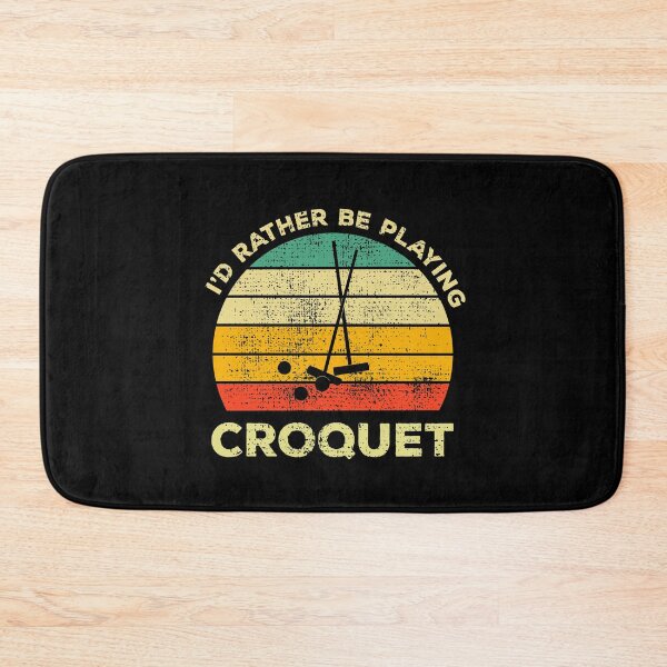 Item preview, I’d Rather Be Playing Croquet Vintage Gift For Croquet Lovers designed and sold by JokeGysen.