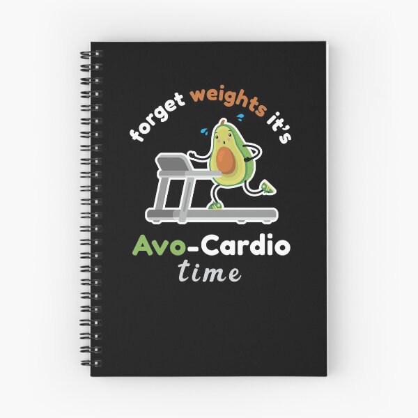 Item preview, Forget Weights It's AvoCardio Time Funny Cute Avocado Pun Gift designed and sold by Scratches Tees.