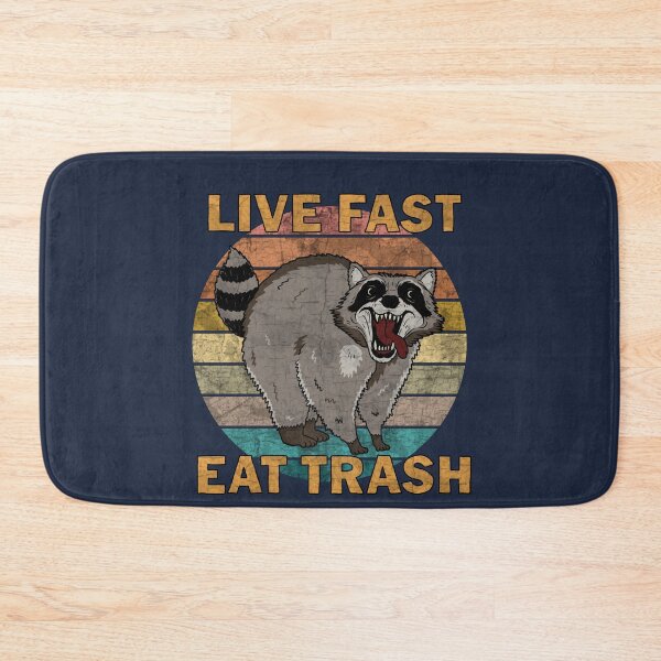 Item preview, Raccoon - Live Fast Eat Trash designed and sold by ValentinaHramov.