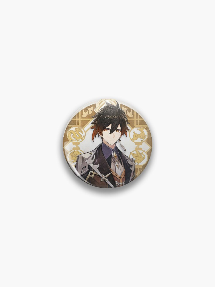 Fantasychibipins Genshin Impact Zhongli Husbando deals Enamel Pin