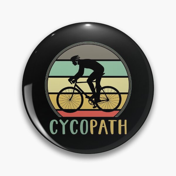 Item preview, Cycopath - Funny Cycling Lover Pun Vintage Retro Sunset designed and sold by Scratches Tees.