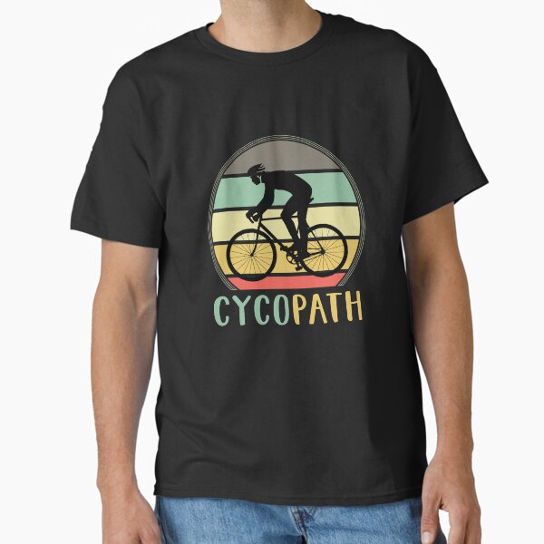 Item preview, Cycopath - Funny Cycling Lover Pun Vintage Retro Sunset designed and sold by Scratches Tees.
