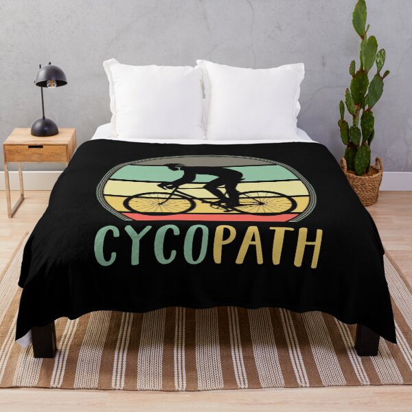 Item preview, Cycopath - Funny Cycling Lover Pun Vintage Retro Sunset designed and sold by Scratches Tees.
