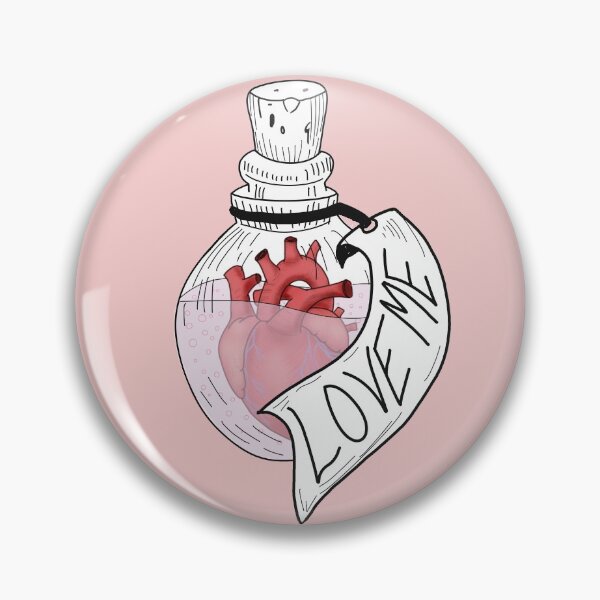 Item preview, Love Potion - Anatmoical Heart In A Bottle designed and sold by DesignsBySaxton.