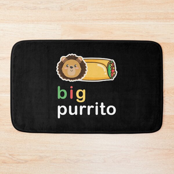 Item preview, Big Purrito Lion in a Burrito Funny Pun Gift designed and sold by Scratches Tees.
