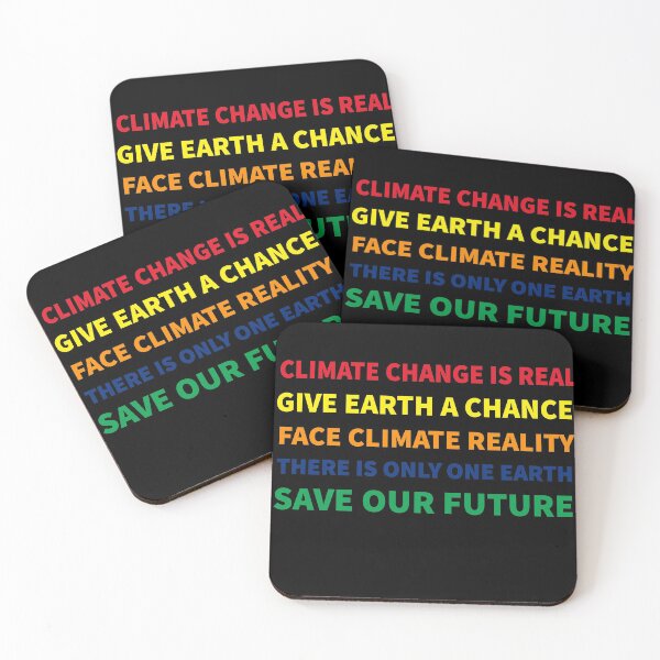 Item preview, Climate change is real give earth a chance! designed and sold by lonelyweebshop.