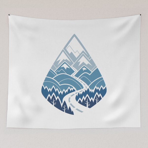 Item preview, The Road Goes Ever On: Winter (white) designed and sold by Wayne Minnis.