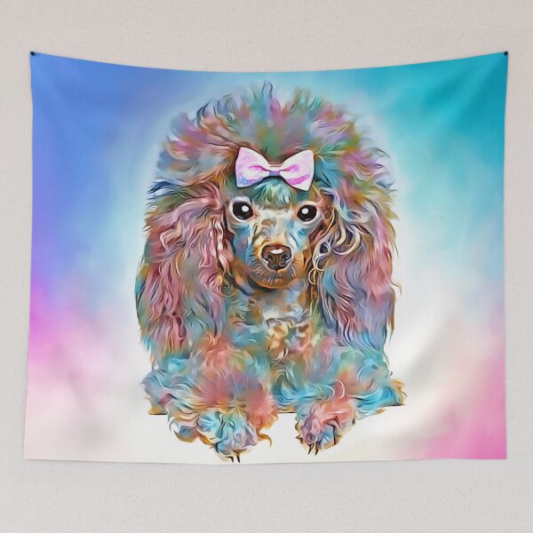Item preview, Toy Poodle - pastel oils designed and sold by k9printart.
