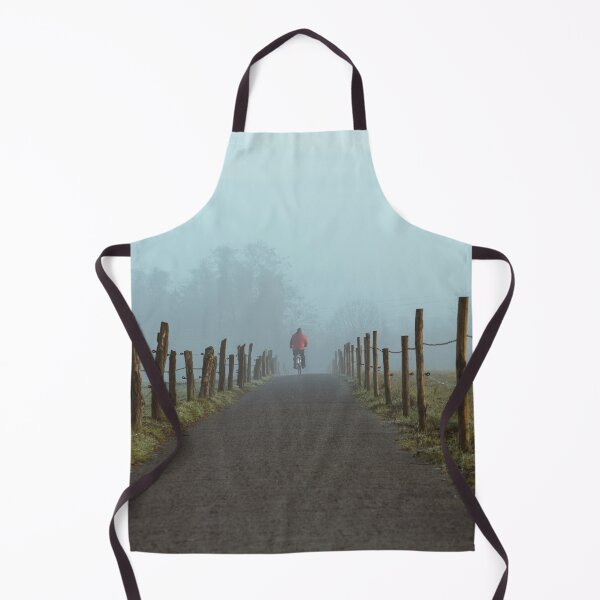 Item preview, Photograph of a byciclist in the fog designed and sold by Maxime Bervoets.